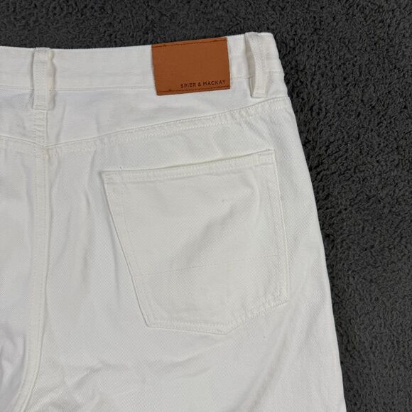 Spier and Mackay Jeans Mens 38 (Fits 36x32) White Contemporary Fit Denim Pants - Picture 9 of 16